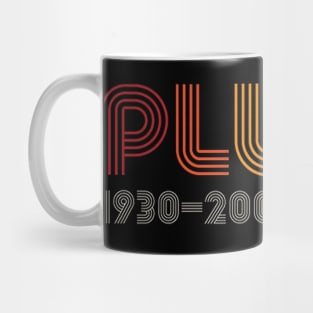 retro pluto 1930 - 2006 Mug